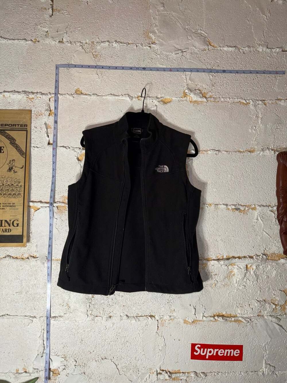 The North Face Women's Black Full-Zip Fleece Vest Size Medium